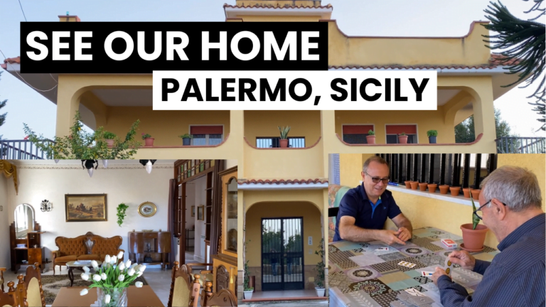 Renting a house in Palermo, Sicily - home tour