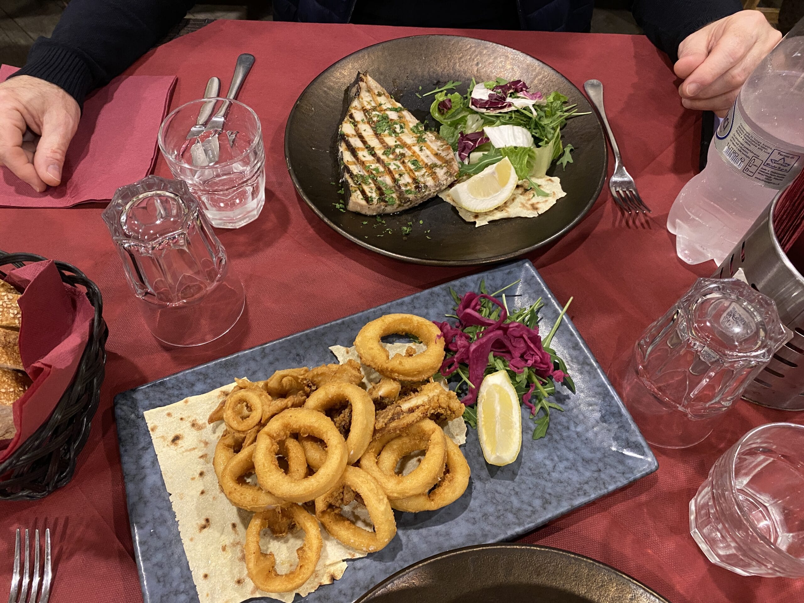 seafood dinner for Sicily rental issues post
