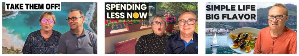 Sicilian Life YouTube featured videos with Carol and Croce in Sicily