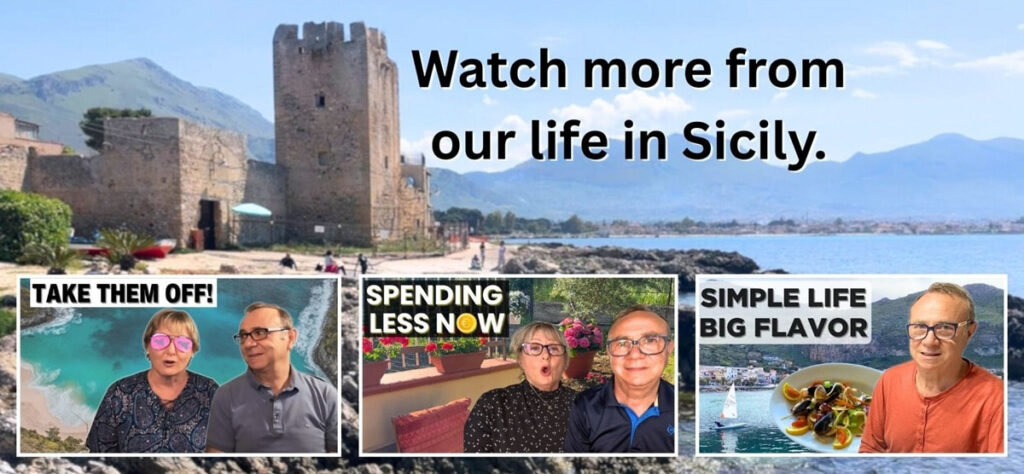 Sicilian Life YouTube featured videos with Carol and Croce in Sicily