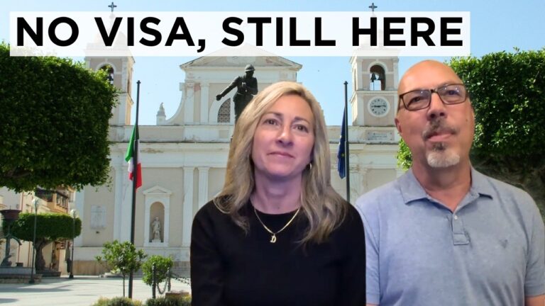 Joe and Diana in Sicily, American couple living part-time under Schengen rule