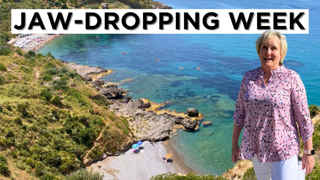 A peaceful beach scene in Trabia, Sicily, showing the everyday beauty and rhythm of life on the island